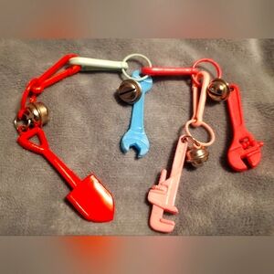 Vintage 1980's fashion bell charms
